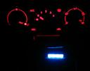 WRX HVAC with Red Bulb Covers and HKS Type 1 Turbo Timer